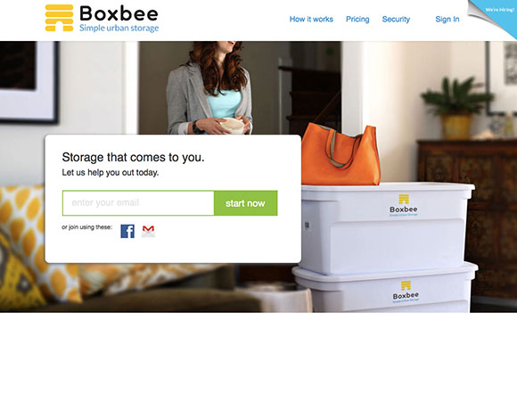 Boxbee شركة ناشئة جديدة تحل مشكلة نقص المساحة