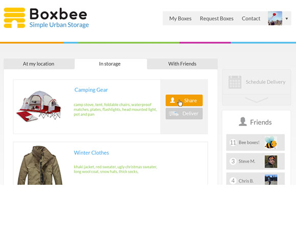 Boxbee شركة ناشئة جديدة تحل مشكلة نقص المساحة