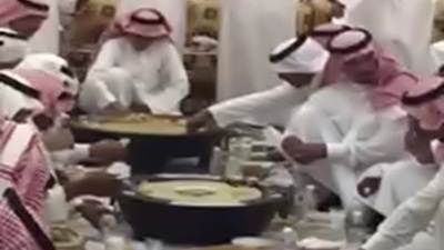 أول حفل زفاف سعودي بدون لحوم ولا يزال يتسم بالرفاهية .. فيديو