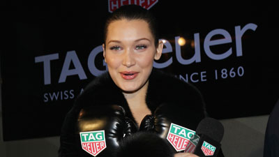 عارضة الأزياء Bella Hadid تختار شركة TAG Heuer